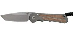 Chris Reeve Small Inkosi Tanto Natural Micarta Inlays SIN-1046 Navaja