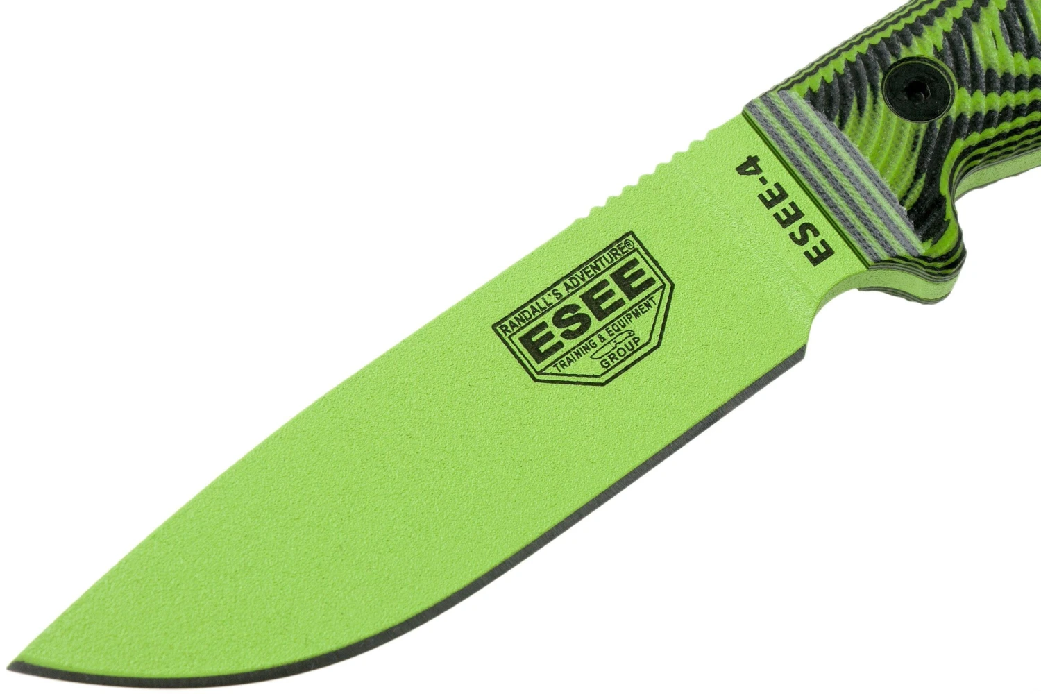 ESEE Model 4 Venom Green Blade 3D Neon Green-Black G10 Cuchillo De Supervivencia 4PVG-007 Funda Negra + Clip Para Cinturón 3 ESEE Model 4 Venom Green Blade 3D Neon Green-Black G10 Cuchillo De Supervivencia 4PVG-007 Funda Negra + Clip Para Cinturón - Imagen 3