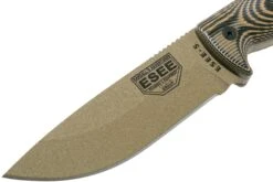 ESEE Model 5 Dark Earth Blade 3D Coyote-Black G10 Cuchillo De Supervivencia 5PDE-005 Funda De Kydex + Clip Plate -Tienda De Cuchillos EE 5PDE 005 03 esee knives