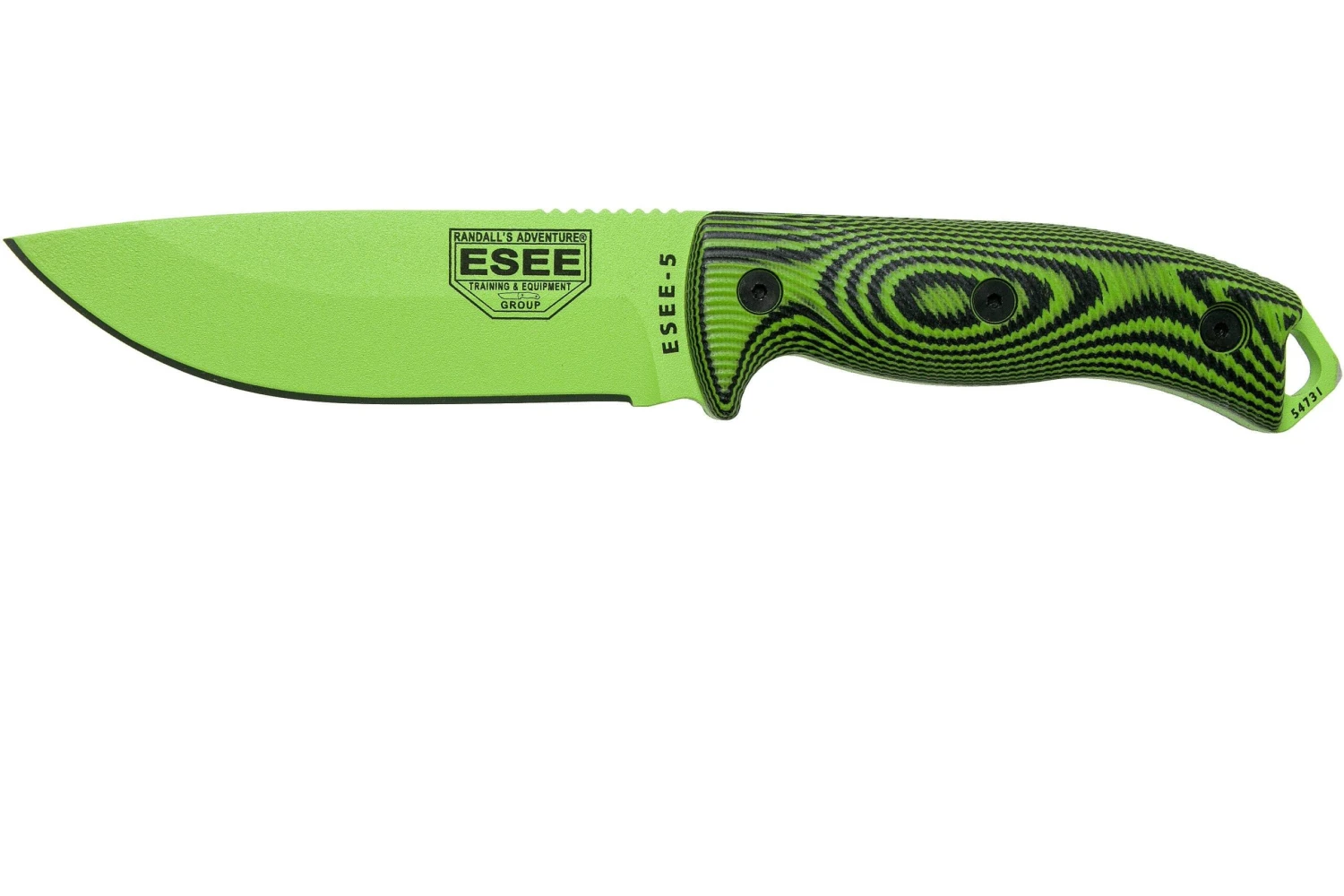ESEE Model 5 Venom Green Blade 3D Neon Green-Black G10 Cuchillo De Supervivencia 5PVG-007 Funda De Kydex + Clip Plate 1 ESEE Model 5 Venom Green Blade 3D Neon Green-Black G10 Cuchillo De Supervivencia 5PVG-007 Funda De Kydex + Clip Plate