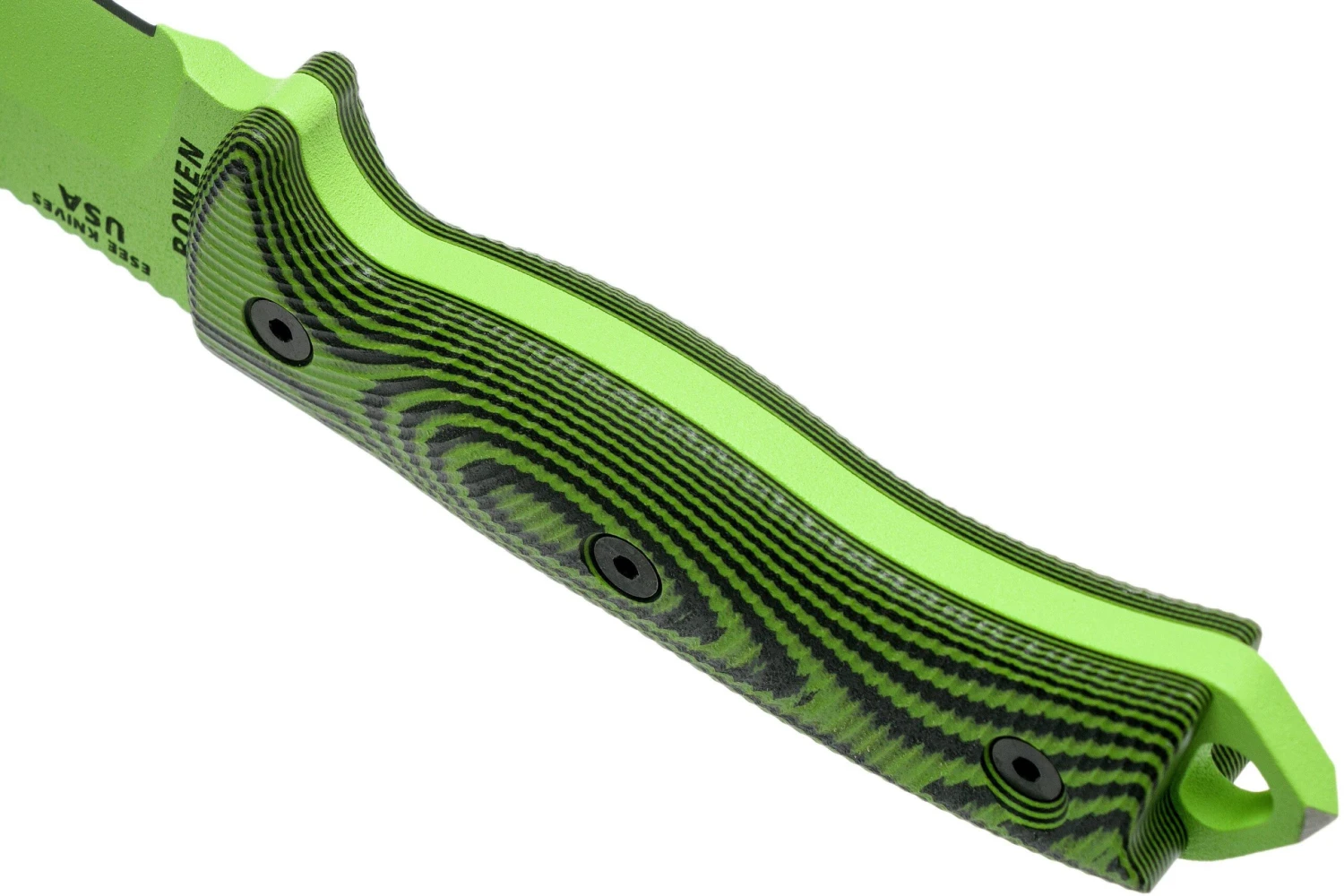 ESEE Model 5 Venom Green Blade 3D Neon Green-Black G10 Cuchillo De Supervivencia 5PVG-007 Funda De Kydex + Clip Plate 4 ESEE Model 5 Venom Green Blade 3D Neon Green-Black G10 Cuchillo De Supervivencia 5PVG-007 Funda De Kydex + Clip Plate - Imagen 4
