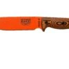 ESEE Model 6 Orange Blade 3D Neon Orange-Black G10 Cuchillo De Supervivencia 6POR-006 Funda Negra + Clip Plate