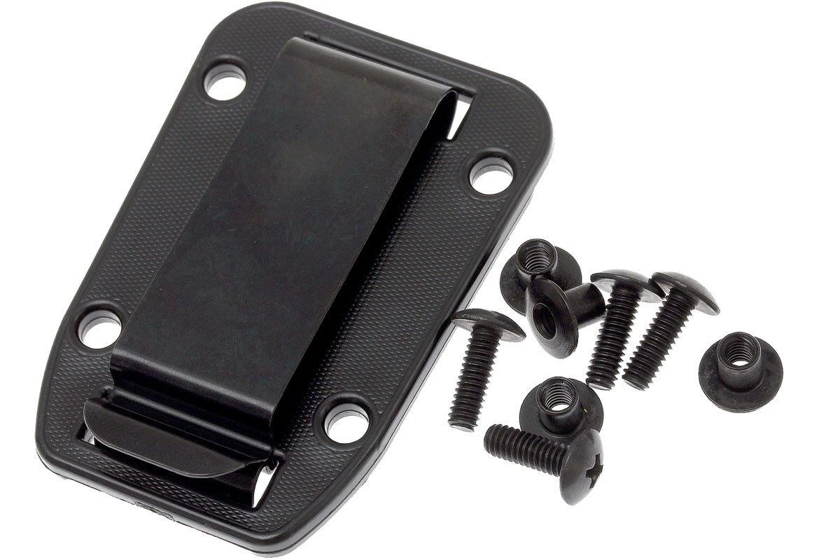 ESEE Back Clip Para Candiru Sheath, Negro CAN-CLIP-BLK 1 ESEE Back Clip Para Candiru Sheath, Negro CAN-CLIP-BLK