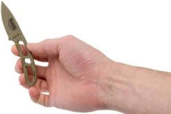 ESEE Candiru Dark Earth CAN-DE Cuchillo De Cuello Con Funda Negra + Clip De Cinturón -Tienda De Cuchillos EE CAN DE 05 esee knives v201901