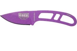 ESEE Candiru Purple CAN-PURP Cuchillo De Cuello Con Funda Blanca + Clip De Cinturón