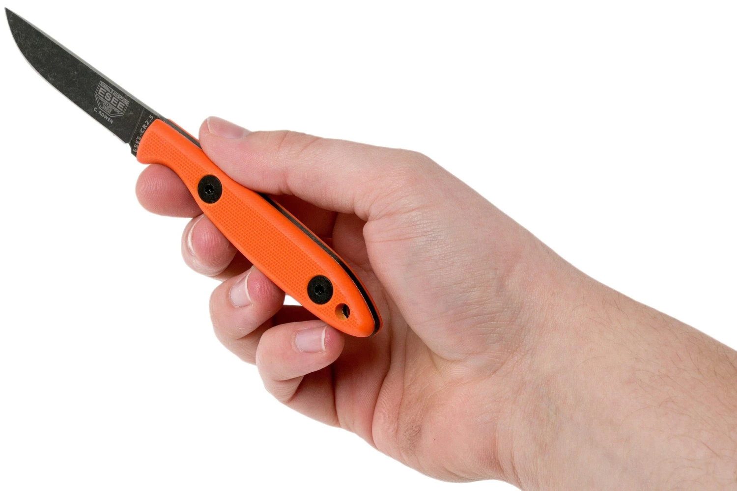 ESEE Camp-Lore CR 2.5 Orange, Black Oxide Coating Cuchillo Fijo, Cody Rowen Design 6 ESEE Camp-Lore CR 2.5 Orange, Black Oxide Coating Cuchillo Fijo, Cody Rowen Design - Imagen 6