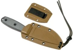 ESEE Model 3 Modified Pommel Black Blade, Grey Handle 3PM Con Funda + Clip -Tienda De Cuchillos EE ESEE 3PM 07 esee knives