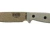 ESEE Model 4 Dark Earth Blade, Grey Handle 4P-MB-DE Con Funda Nera + Clip Y MOLLE-back