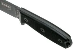 ESEE Model 4 Tactical Gunsmoke, Black Handle 4P-TG-B Con Funda + Clip -Tienda De Cuchillos EE ESEE 4P TGB 05 esee knives