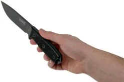 ESEE Model 4 Tactical Gunsmoke, Black Handle 4P-TG-B Con Funda + Clip -Tienda De Cuchillos EE ESEE 4P TGB 06 esee knives