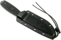 ESEE Model 4 Tactical Gunsmoke, Black Handle 4P-TG-B Con Funda + Clip -Tienda De Cuchillos EE ESEE 4P TGB 08 esee knives