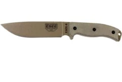 ESEE Model 6 Desert Tan Blade 6P-DE Cuchillo De Supervivencia Con Funda + Clip De Cinturón