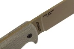 ESEE Model 6 Desert Tan Blade 6P-DE Cuchillo De Supervivencia Con Funda + Clip De Cinturón -Tienda De Cuchillos EE ESEE 6P DE 05 esee knives ee esee 6p de 05
