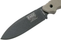 ESEE Laser Strike Tactical Gunsmoke LS-PTG Cuchillo De Supervivencia Con Funda Kydex + Clip De Cinturón -Tienda De Cuchillos EE ESEE LS PTG 03 esee knives