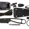 ESEE Izula Black IZULA-B-KIT Kit De Supervivencia Con Funda Y Firesteel