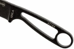 ESEE Izula Black IZULA-B Cuchillo De Cuello Con Funda Negra + Clip De Cinturón -Tienda De Cuchillos EE IZULA B 05 esee knives izula black ee izula b d3