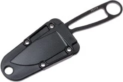 ESEE Izula Black IZULA-B Cuchillo De Cuello Con Funda Negra + Clip De Cinturón -Tienda De Cuchillos EE IZULA B 07 esee knives izula black ee izula b 05