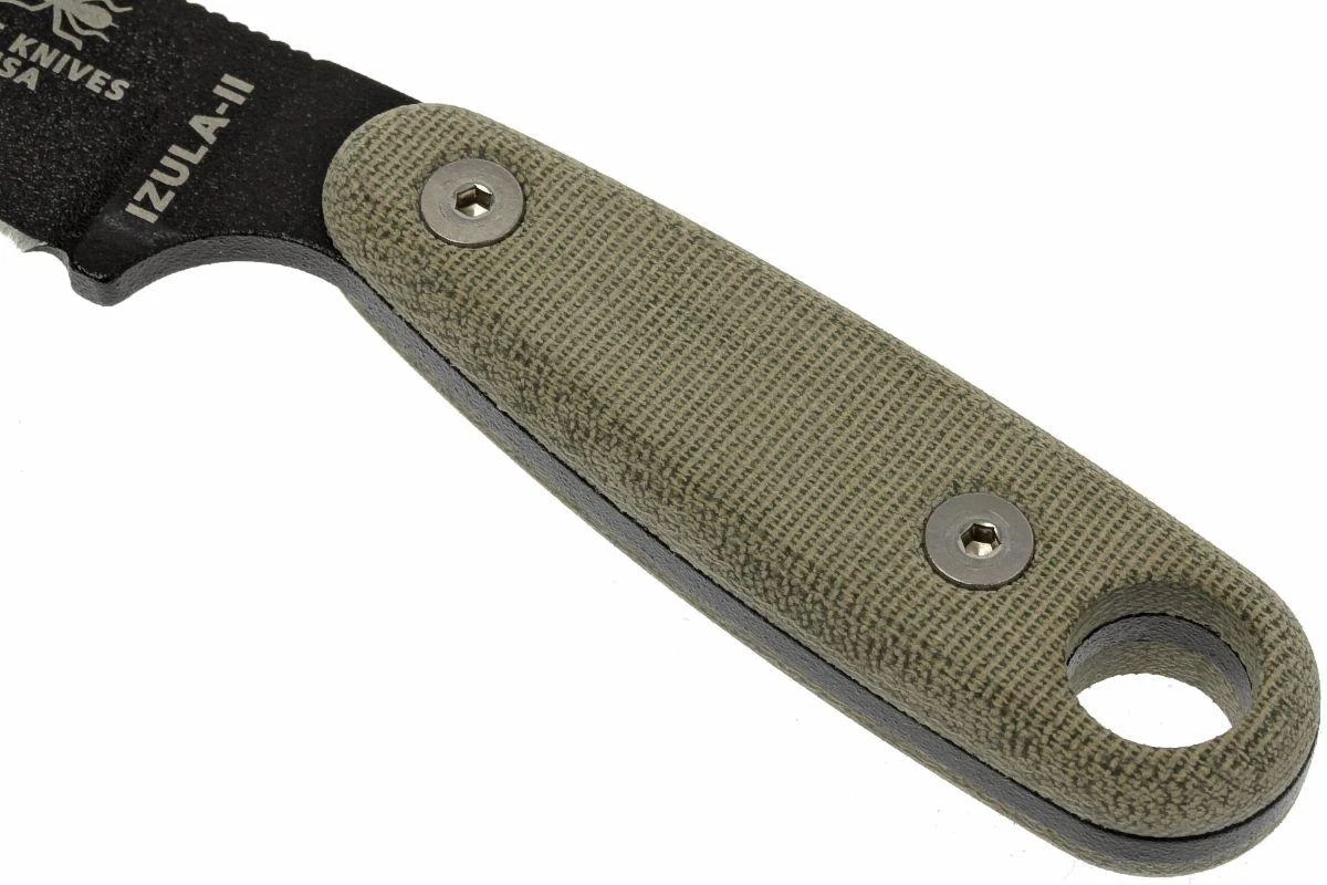 ESEE Izula II Black IZULA-II-B Cuchillo De Supervivencia Con Funda Negra + Clip De Cinturón 2 ESEE Izula II Black IZULA-II-B Cuchillo De Supervivencia Con Funda Negra + Clip De Cinturón - Imagen 2