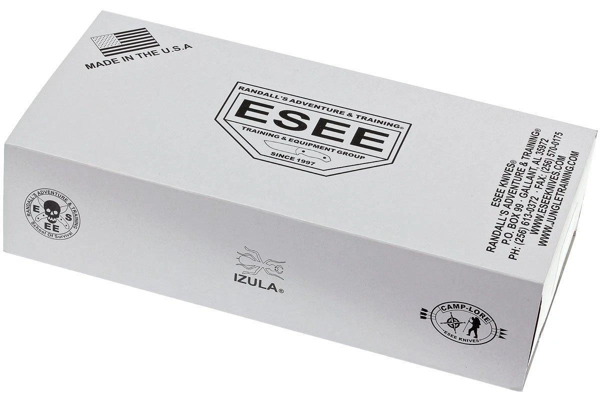 ESEE Izula Venom Green IZULA-VG Cuchillo De Cuello Con Funda Negra + Clip De Cinturón 5 ESEE Izula Venom Green IZULA-VG Cuchillo De Cuello Con Funda Negra + Clip De Cinturón - Imagen 5