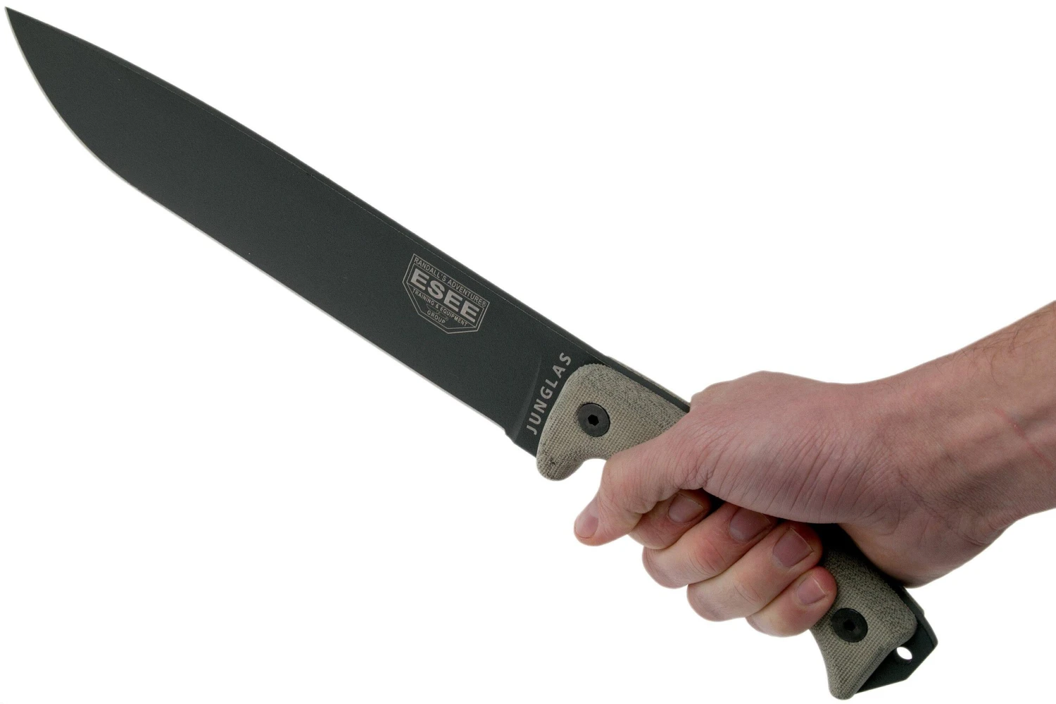 ESEE Junglas Tactical Gunsmoke Cuchillo De Supervivencia, Funda Kydex, Compatible Con MOLLE 6 ESEE Junglas Tactical Gunsmoke Cuchillo De Supervivencia, Funda Kydex, Compatible Con MOLLE - Imagen 6