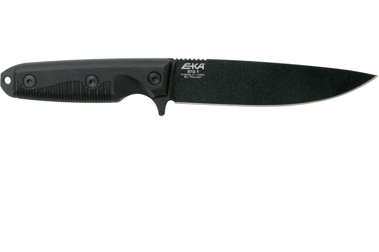 EKA RTG1 Black Blade, Black G10 Cuchillo De Supervivencia 2 EKA RTG1 Black Blade, Black G10 Cuchillo De Supervivencia - Imagen 2
