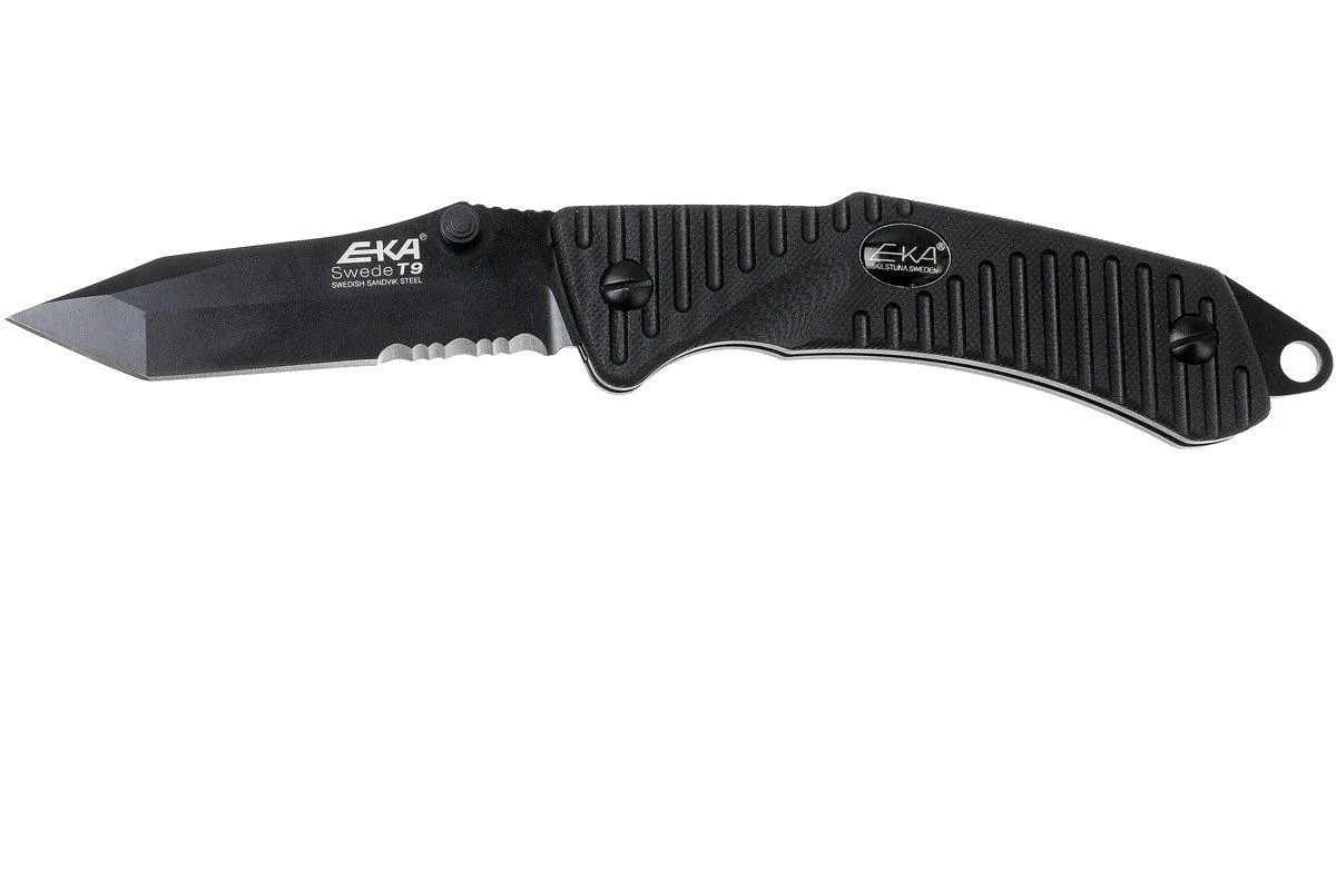 EKA Swede T9 Tanto, G10, Negro, 714201 1 EKA Swede T9 Tanto, G10, Negro, 714201