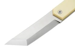Brisa Kwaiken 90, M390 Scandi Tanto, Ivory Micarta, Cuchillo Fijo -Tienda De Cuchillos ENZ 332 03 brisa