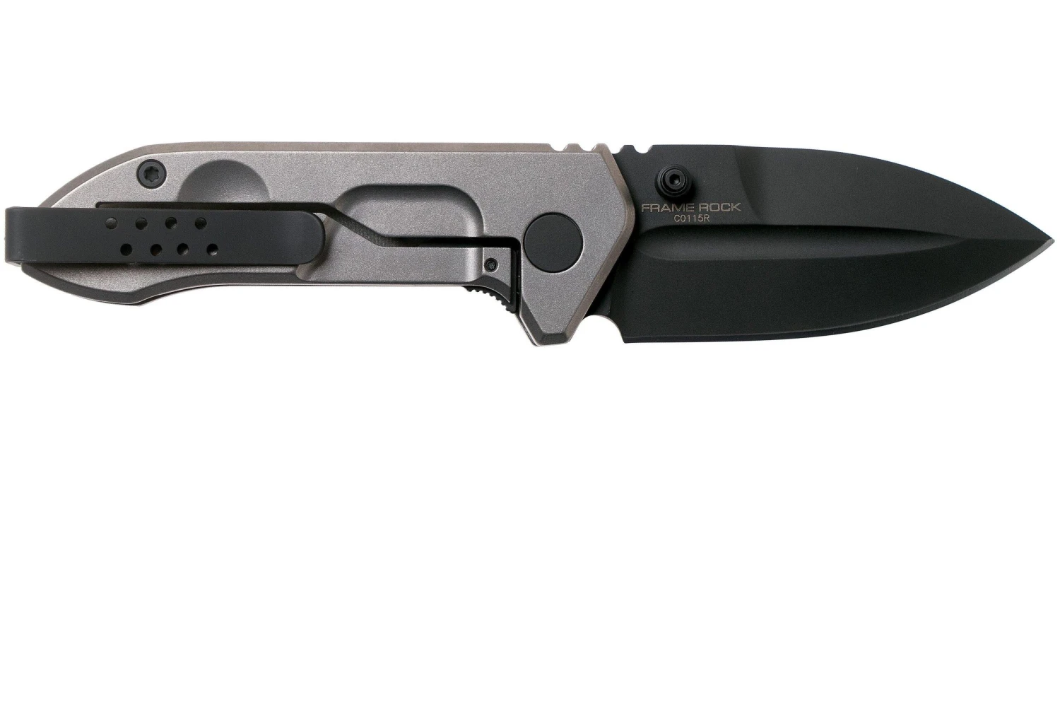 Extrema Ratio Frame Rock, Titanium Black 04.1000.0456/BLK/TIT Navaja 2 Extrema Ratio Frame Rock, Titanium Black 04.1000.0456/BLK/TIT Navaja - Imagen 2