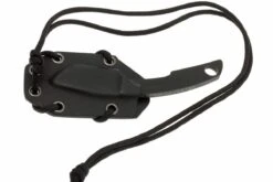 Extrema Ratio N.K.1 Cuchillo De Cuello, Negro -Tienda De Cuchillos ER123NK1BL 06 extrema ratio neck knife er123nk1bl d6