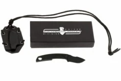 Extrema Ratio N.K.1 Cuchillo De Cuello, Negro -Tienda De Cuchillos ER123NK1BL 08 extrema ratio neck knife er123nk1bl d8
