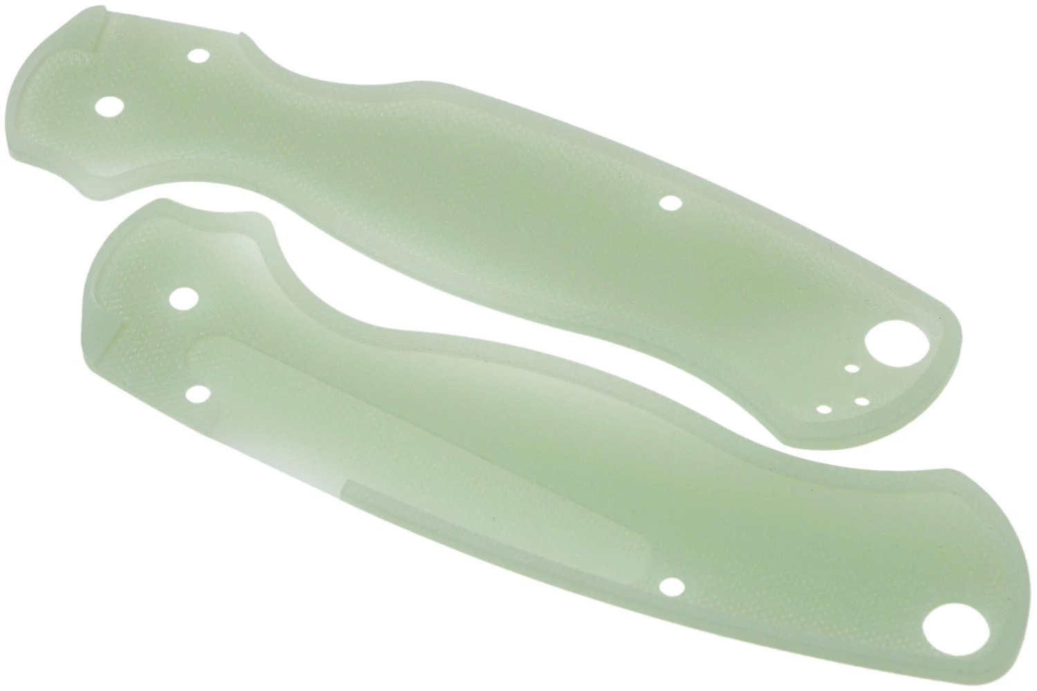 Flytanium Spyderco Paramilitary 2 Lotus Scales, Natural Jade G10 2 Flytanium Spyderco Paramilitary 2 Lotus Scales, Natural Jade G10 - Imagen 2