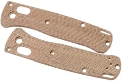 Flytanium Benchmade Mini-Bugout Scales Crossfade, Micarta Natural