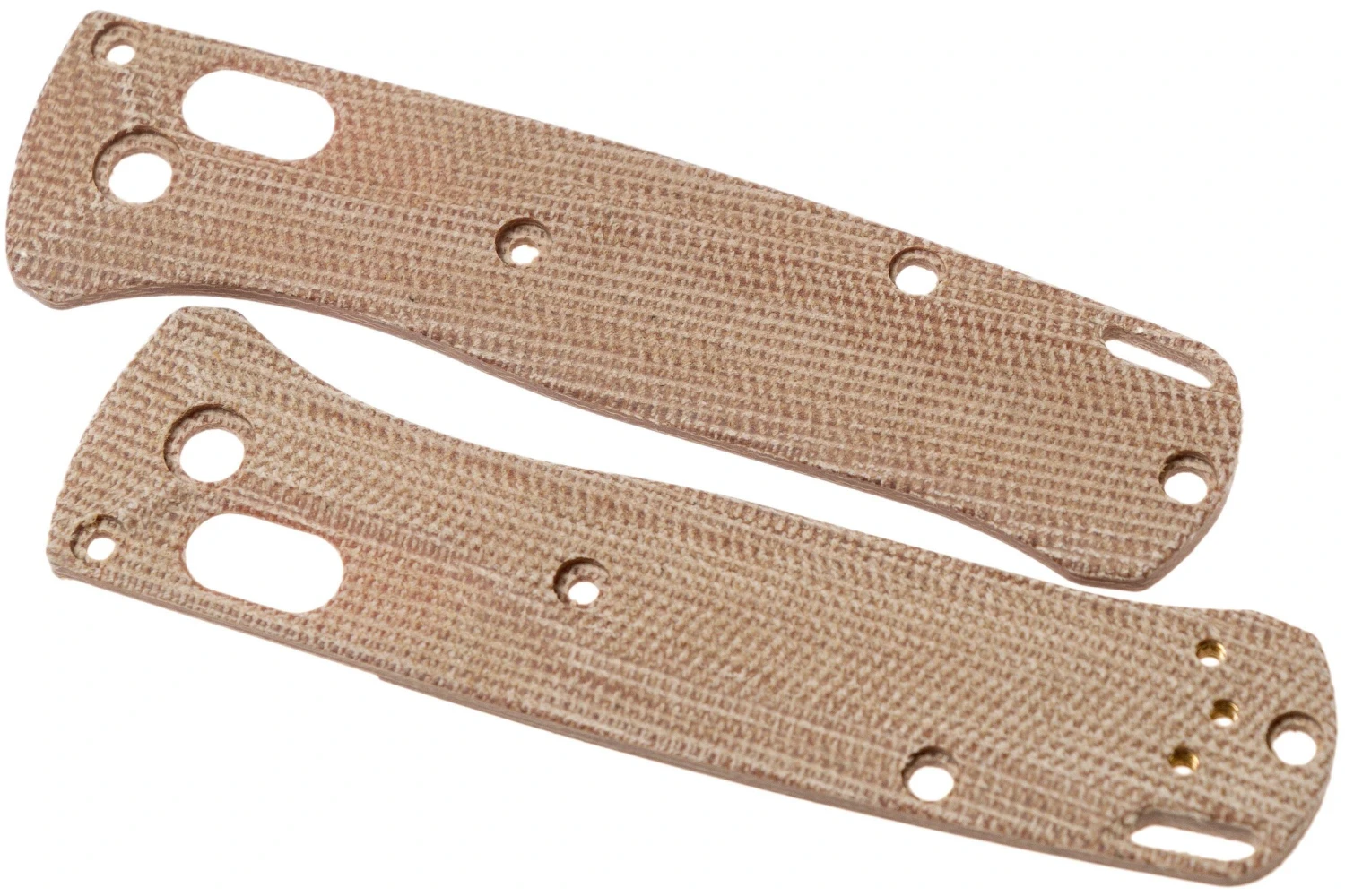 Flytanium Benchmade Mini-Bugout Scales Crossfade, Micarta Natural 1 Flytanium Benchmade Mini-Bugout Scales Crossfade, Micarta Natural