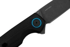 Black Fox Argus BF-760 Blackwashed D2 Black G10 Mango, Navaja 10 Black Fox Argus BF-760 Blackwashed D2 Black G10 Mango, Navaja -Tienda De Cuchillos FOBF 760 05 blackfox