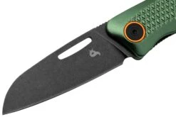 Black Fox Feresa BF-762OD Blackwashed D2, OD Green Aluminium, Navaja -Tienda De Cuchillos FOBF 762OD 03 blackfox