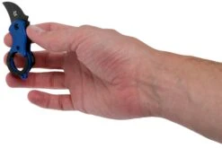 Fox Mini-KA FX-535BLB Blue & Black, Navaja Llavero Karambit -Tienda De Cuchillos FOFX 535BLB 07 fox knives