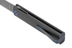 Fox Knives Chnops, FX-543 DBL, Black Titanium, Damasteel Gysinge Navaja, Diseño Riccardo Gobbato 9 Fox Knives Chnops, FX-543 DBL, Black Titanium, Damasteel Gysinge Navaja, Diseño Riccardo Gobbato -Tienda De Cuchillos FOFX 543DBL 04 foxknives