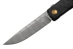 Fox Knives Chnops, FX-543 DCF, Carbonfiber, Bronze Hardware, Damasteel Gysinge Navaja, Diseño Riccardo Gobbato -Tienda De Cuchillos FOFX 543DCF 03 fox