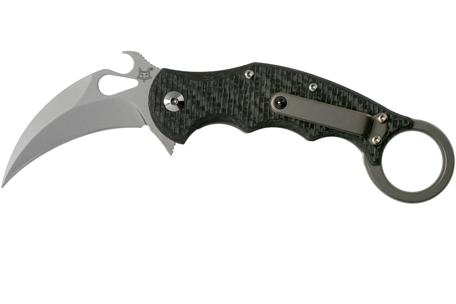 Fox Karambit Titanium Framelock Bead Blasted FX-599TiCS, Cuchillo Karambit 1 Fox Karambit Titanium Framelock Bead Blasted FX-599TiCS, Cuchillo Karambit