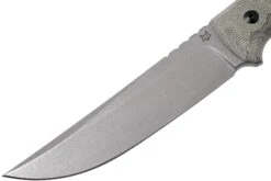 Fox Knives Ryu FX-634 MOD Green Canvas Micarta, Cuchillo Fijo, Black Roc Knives Design -Tienda De Cuchillos FOFX 634MOD 03 fox knives