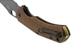 GiantMouse ACE Jutland Burlap Canvas Micarta PVD Vanadis 4E, Navaja -Tienda De Cuchillos GM JL BURLAP MICARTA 04 giantmouse