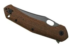 GiantMouse ACE Jutland Burlap Canvas Micarta PVD Vanadis 4E, Navaja -Tienda De Cuchillos GM JL BURLAP MICARTA 06 giantmouse