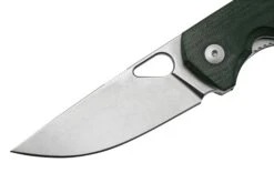 GiantMouse ACE Nimbus V3 Double Black Canvas Micarta, Tumbled Magnacut, Navaja -Tienda De Cuchillos GM NIMBUS V3 DB 03 giantmouse