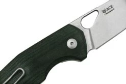 GiantMouse ACE Nimbus V3 Double Black Canvas Micarta, Tumbled Magnacut, Navaja -Tienda De Cuchillos GM NIMBUS V3 DB 05 giantmouse