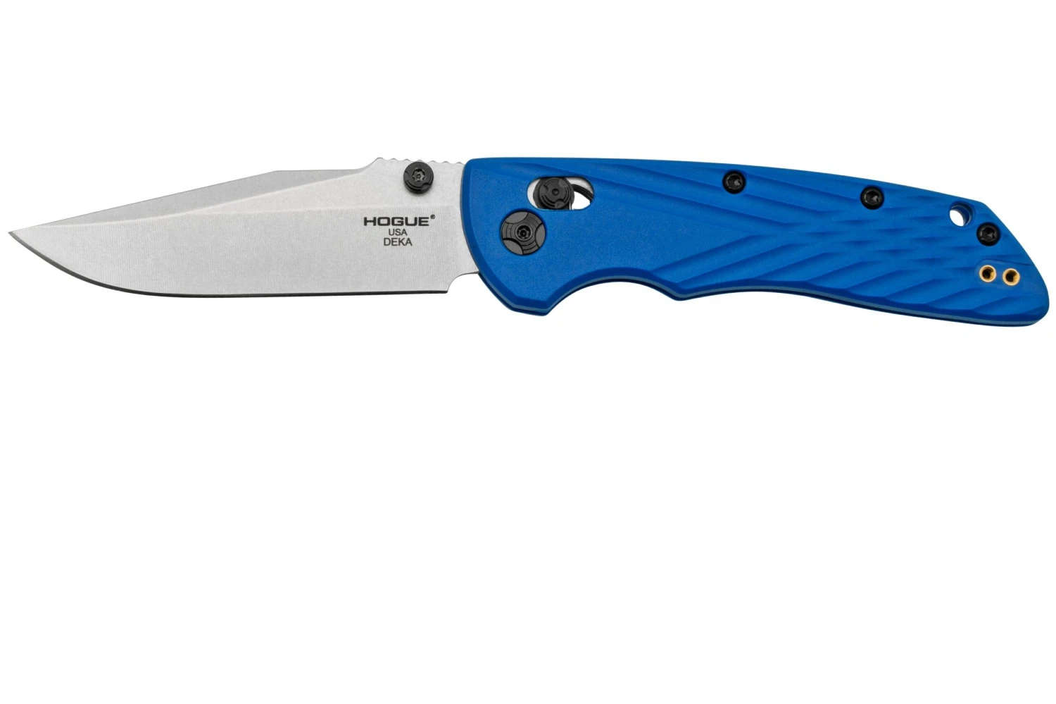 Hogue Deka 24373 Tumble Magnacut, Blue Polymer, Clippoint, Navaja 1 Hogue Deka 24373 Tumble Magnacut, Blue Polymer, Clippoint, Navaja