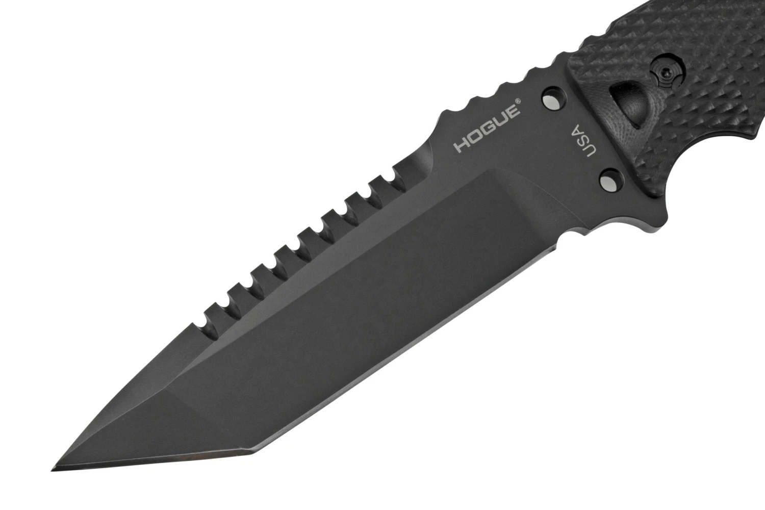 Hogue EX-F01 5.5" Tanto Black G10, Acero A2, 35129 Cuchillo Fijo 3 Hogue EX-F01 5.5" Tanto Black G10, Acero A2, 35129 Cuchillo Fijo - Imagen 3