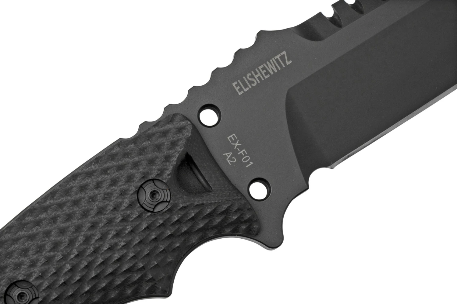 Hogue EX-F01 5.5" Tanto Black G10, Acero A2, 35129 Cuchillo Fijo 5 Hogue EX-F01 5.5" Tanto Black G10, Acero A2, 35129 Cuchillo Fijo - Imagen 5