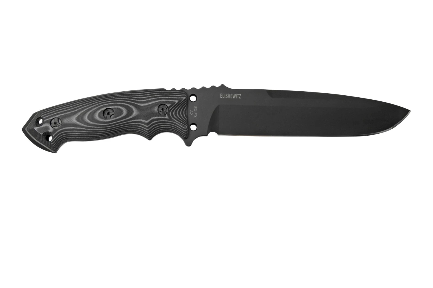 Hogue EX-F01 7" G-Mascus Black, Acero A2, 35159 Cuchillo Fijo 2 Hogue EX-F01 7" G-Mascus Black, Acero A2, 35159 Cuchillo Fijo - Imagen 2