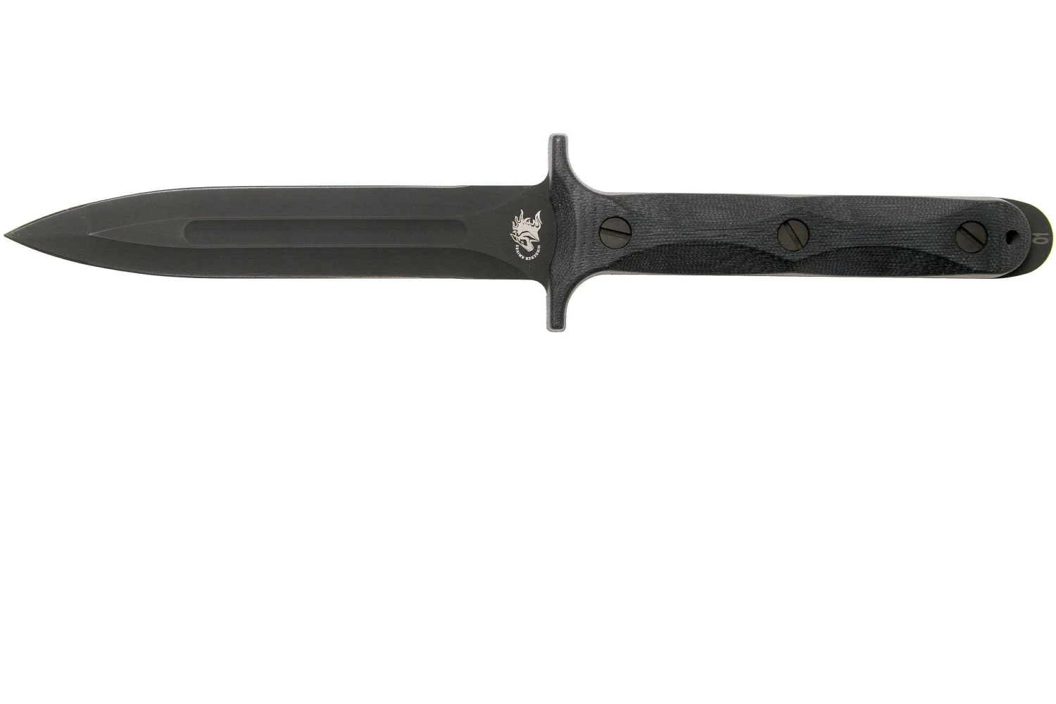 Rick Hinderer EK Dagger O1 Parkerized, Black Micarta Daga De Comando 1 Rick Hinderer EK Dagger O1 Parkerized, Black Micarta Daga De Comando