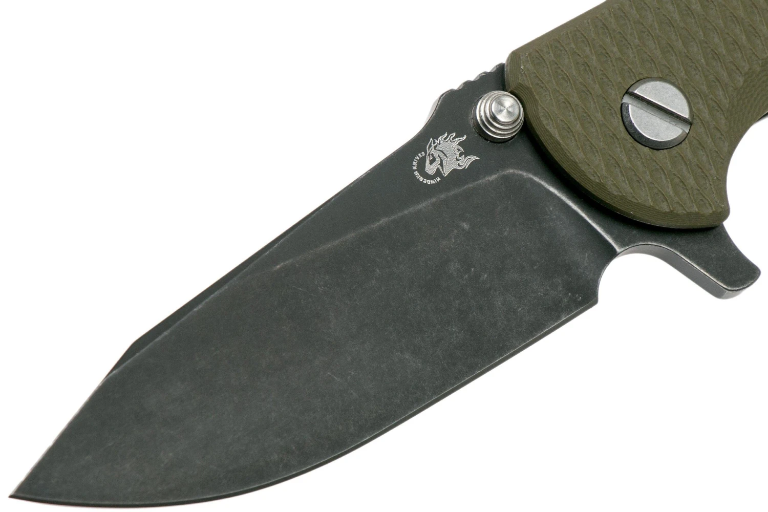 Rick Hinderer Jurassic Slicer Battle Black, OD Green G10 CPM 20CV Navaja 3 Rick Hinderer Jurassic Slicer Battle Black, OD Green G10 CPM 20CV Navaja - Imagen 3